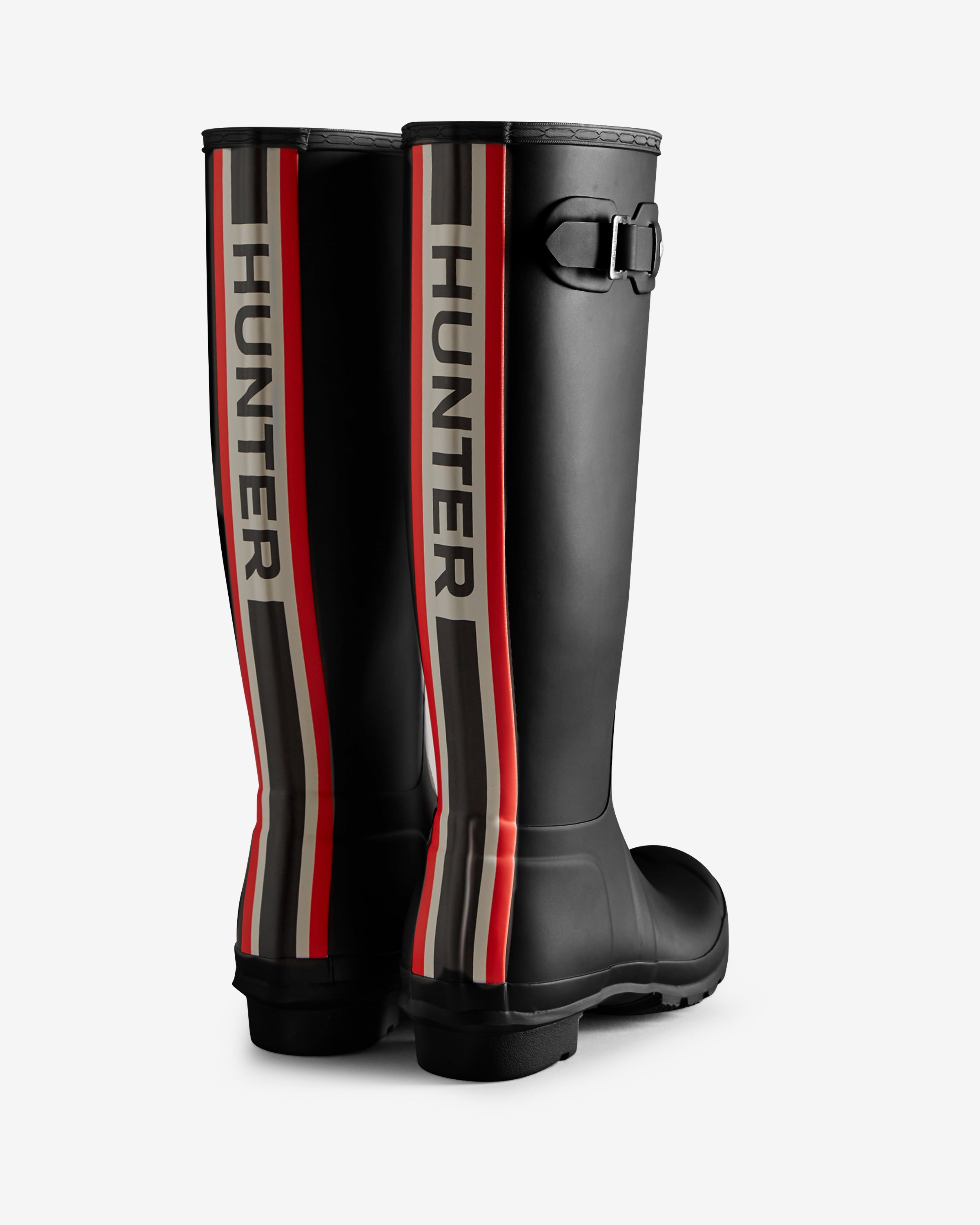Hunter Boots Women's Tri-Colour Logo Backstrap Tall Boots