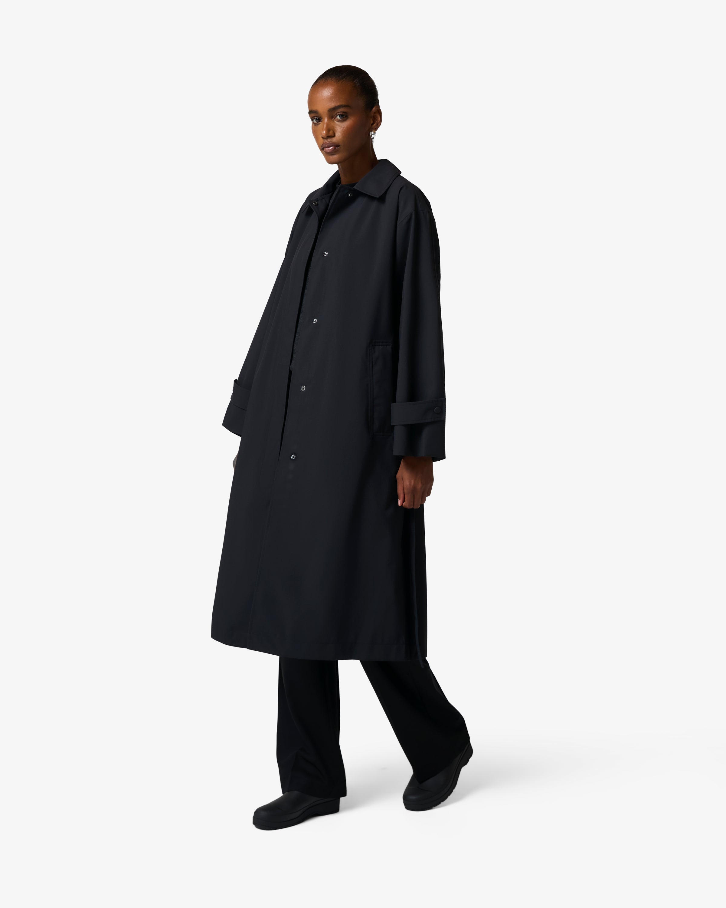 Aboyne City Rain Coat Black