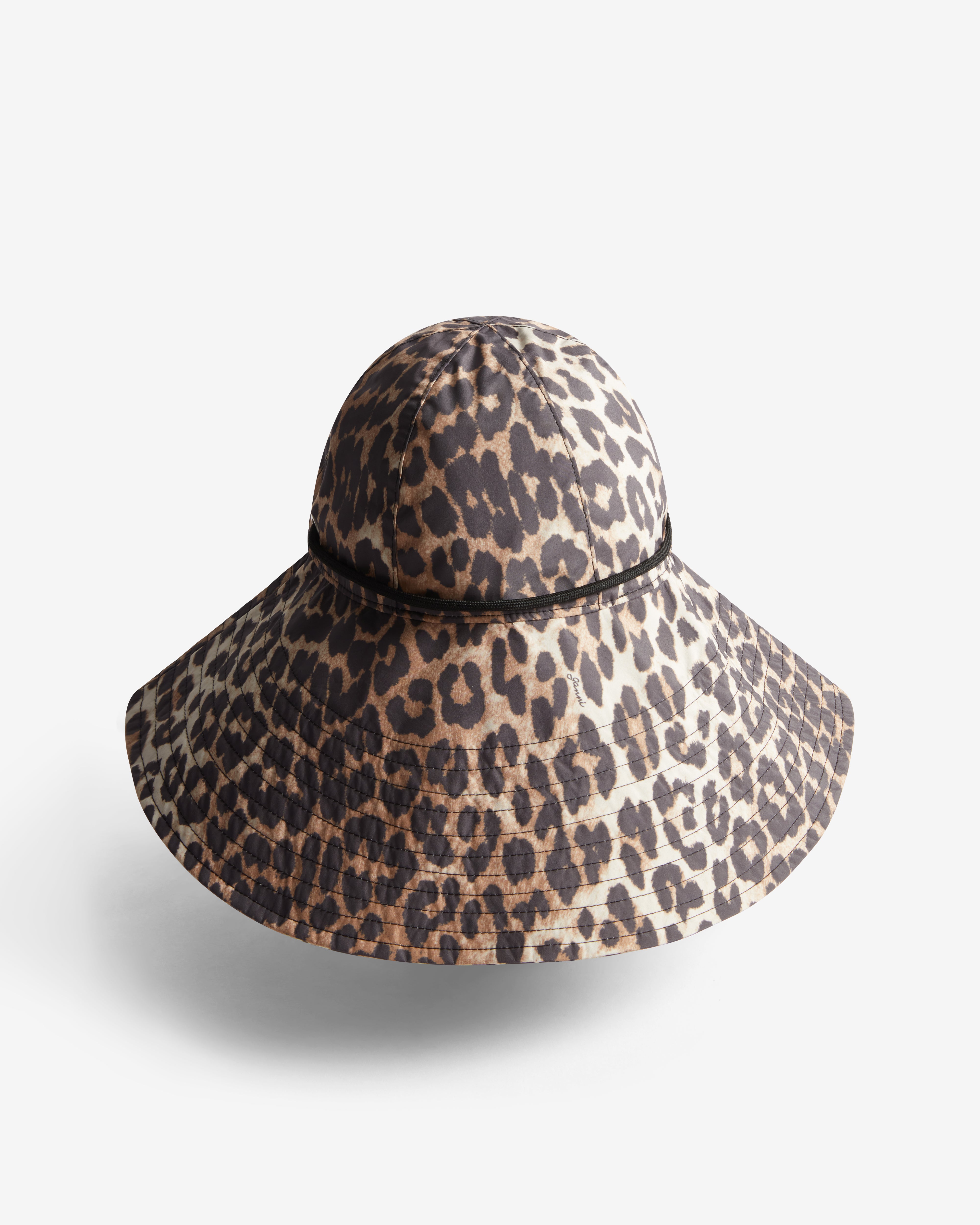 GANNI X Hunter Waterproof Bucket Hat Leopard