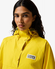 GANNI X Hunter Unisex Waterproof Poncho Lemon
