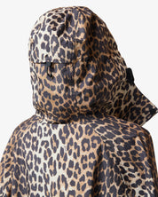 GANNI X Hunter Unisex Waterproof Poncho Leopard