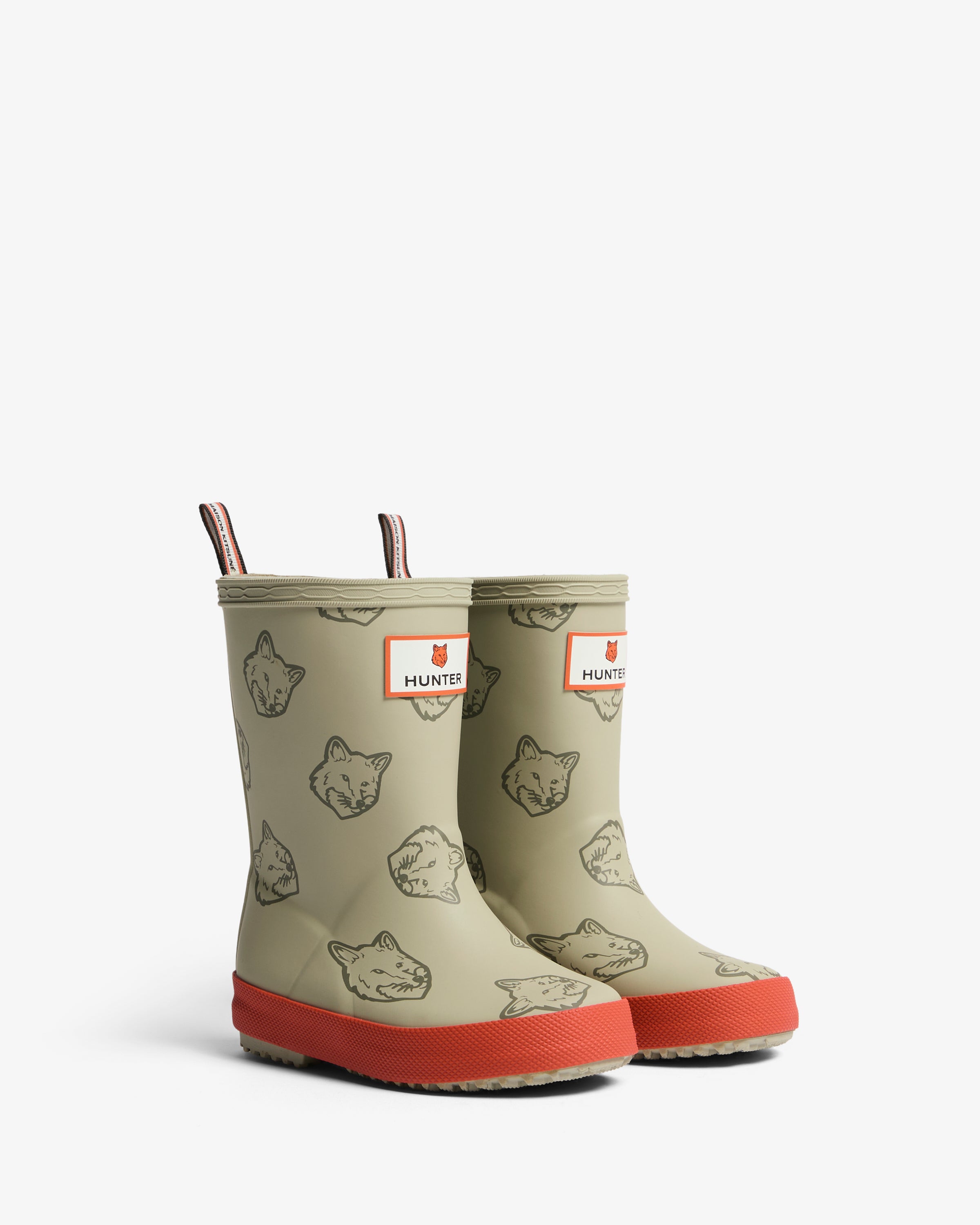 Hunter Boots Maison Kitsune X Hunter Fox Head Kids first Contrast