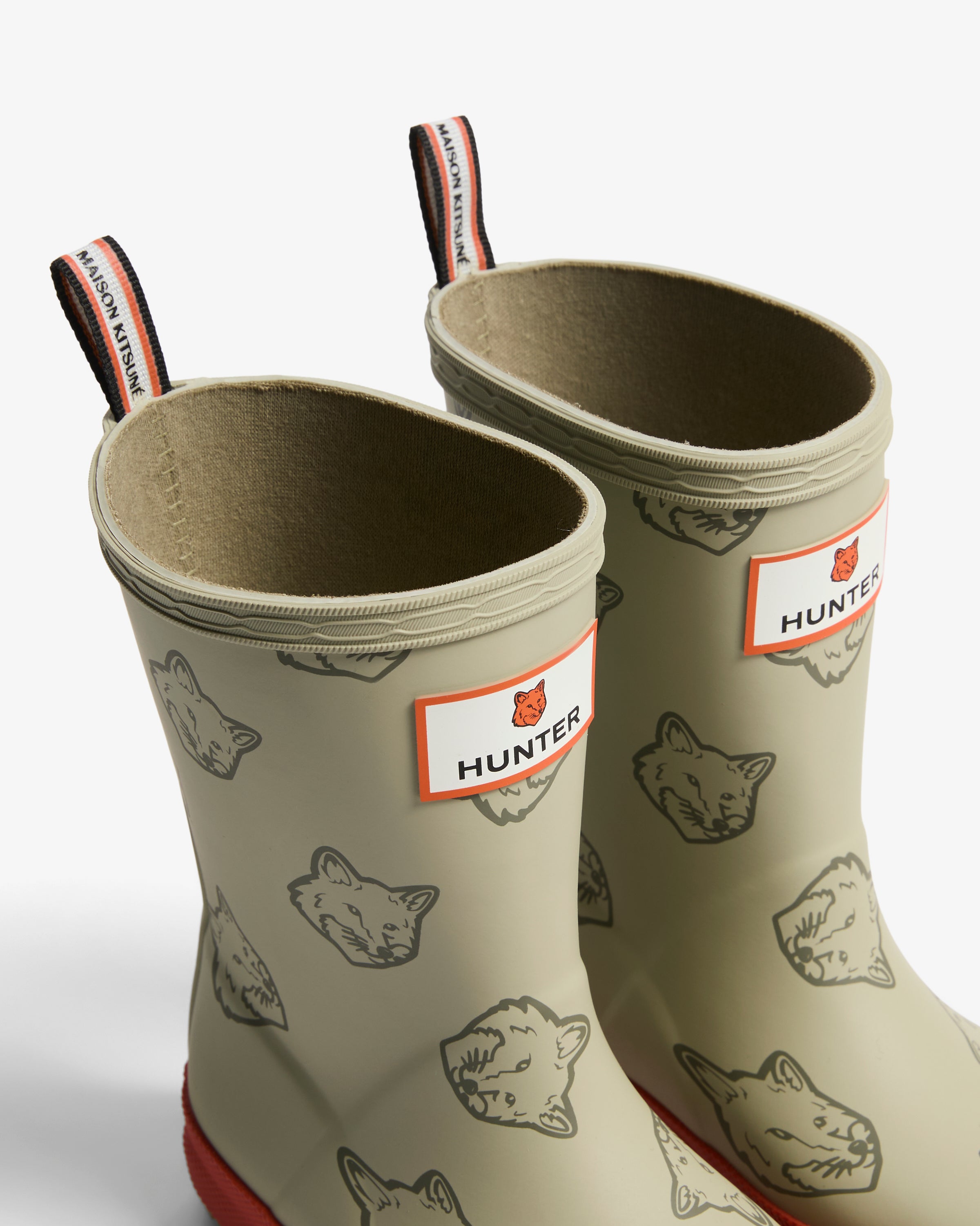 Hunter Boots Maison Kitsune X Hunter Fox Head Kids first Contrast