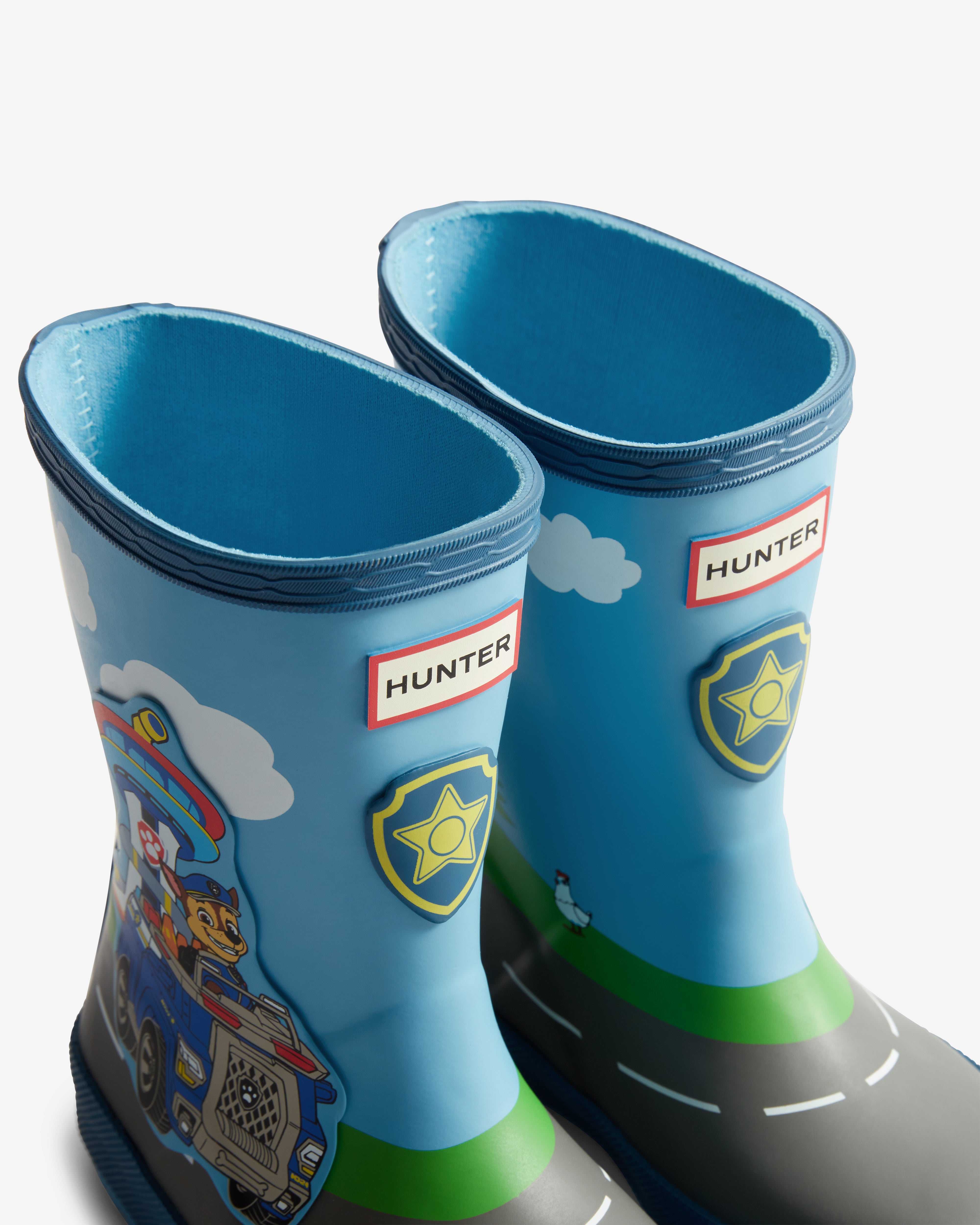 Hunter Boots X Paw Patrol Chase Rubber Boots Borealis Blue