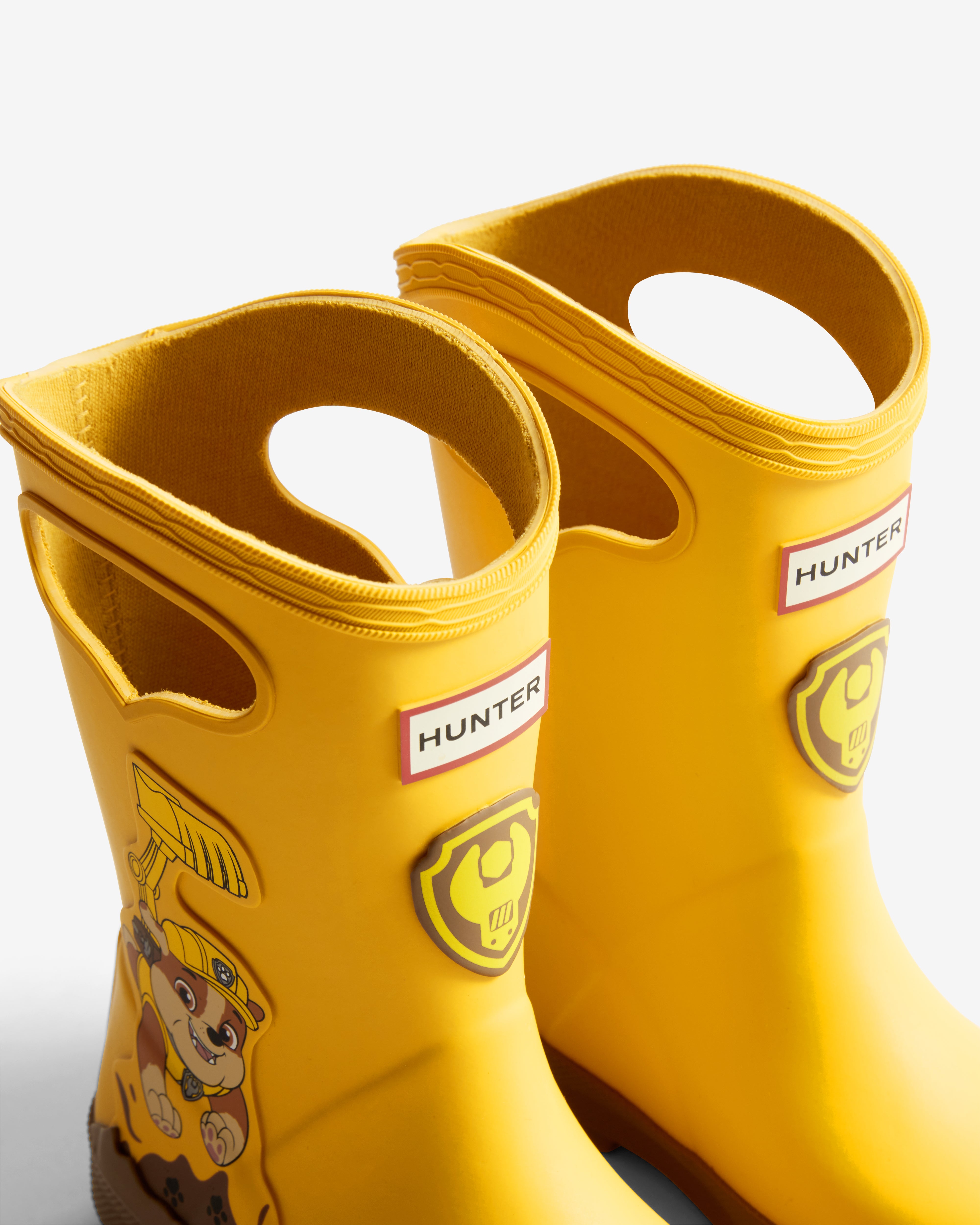 Hunter Boots X Paw Patrol Rubble Rubber Boots Yellow