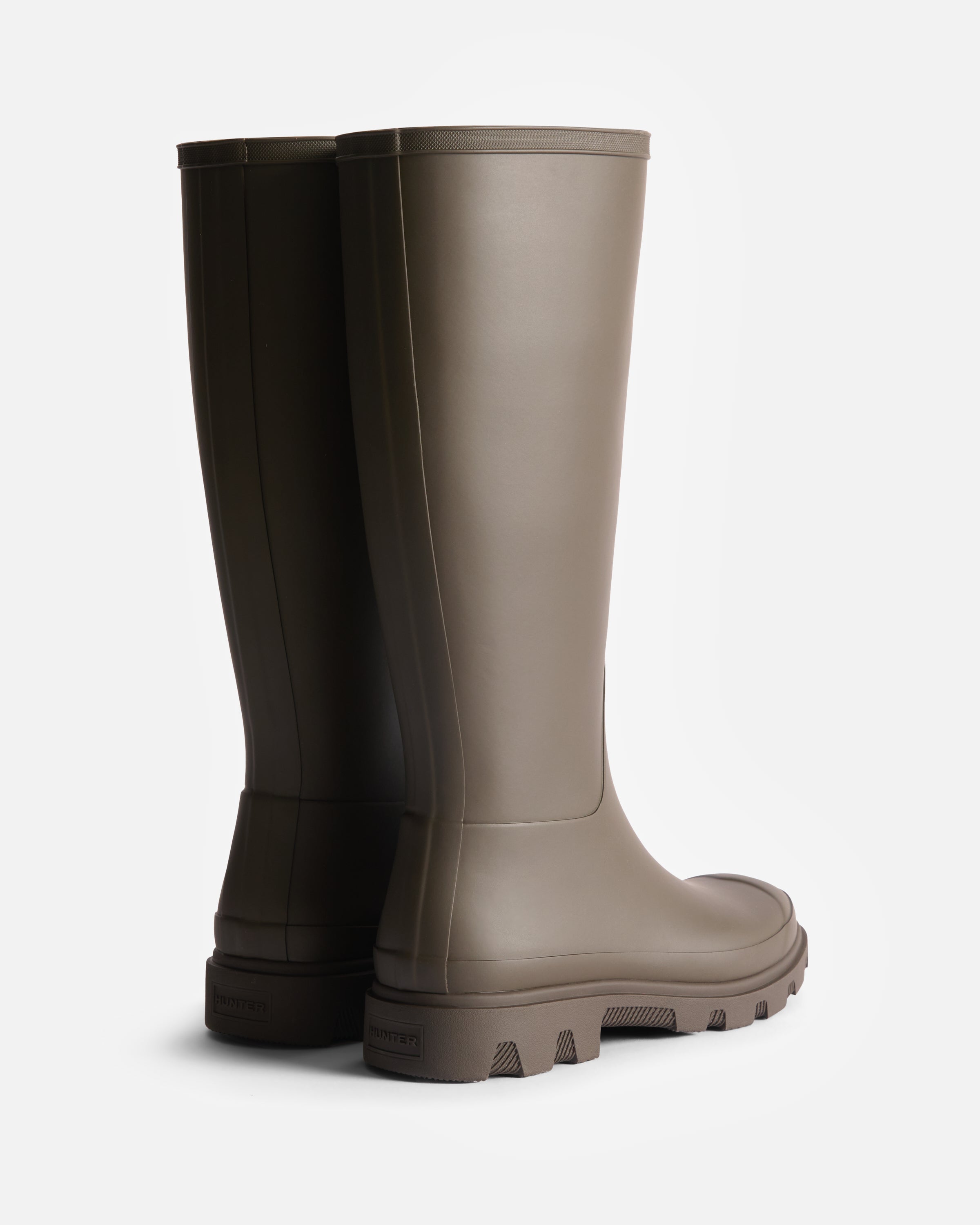 Hunter Boots Unisex Downpour Tall Boot Chocolate Brown