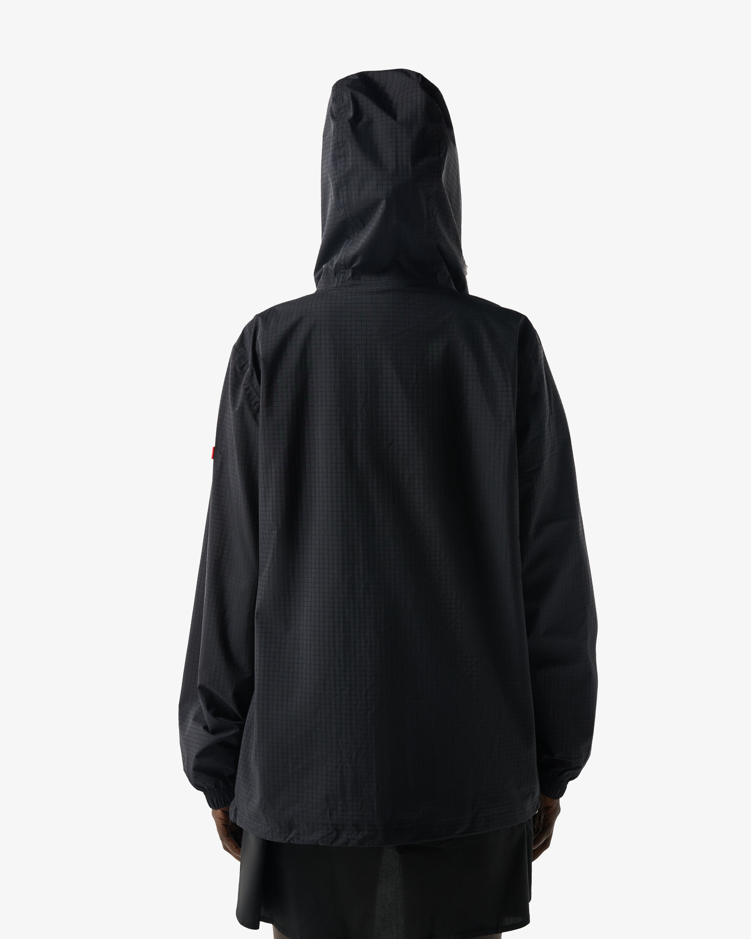 Unisex Packable Rain Jacket Black