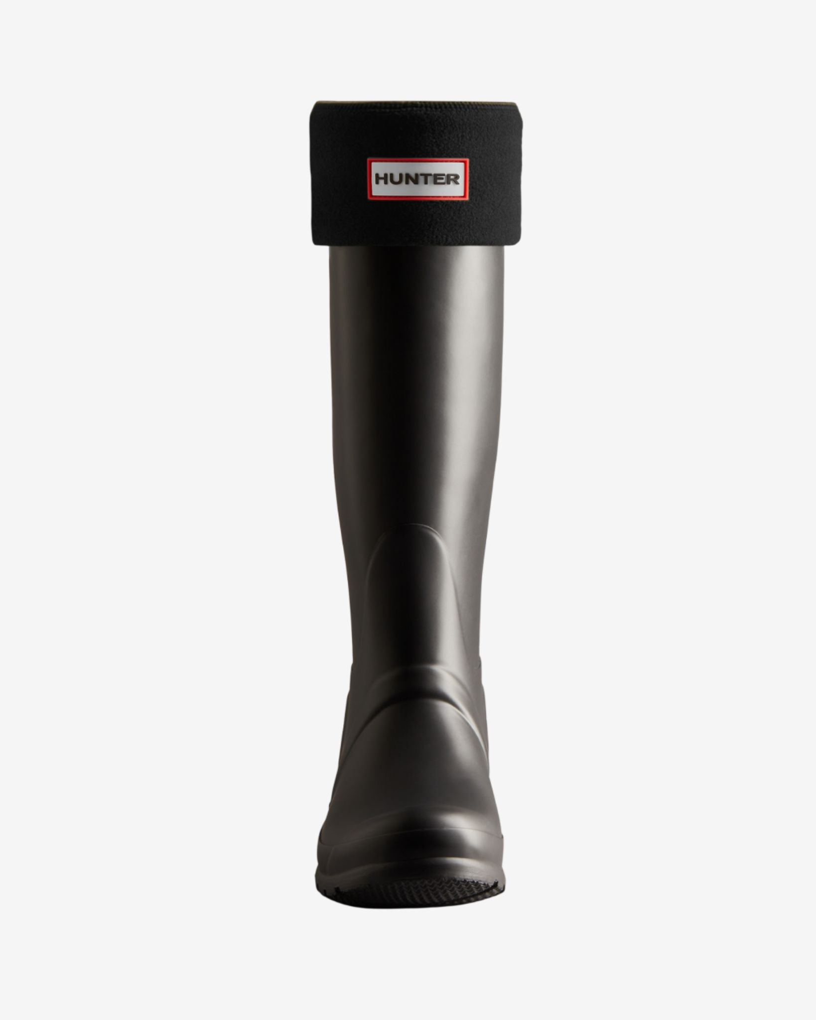 Fleece Tall boot Sock Black