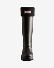 Fleece Tall boot Sock Black