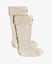 Fleece Tall boot Sock White