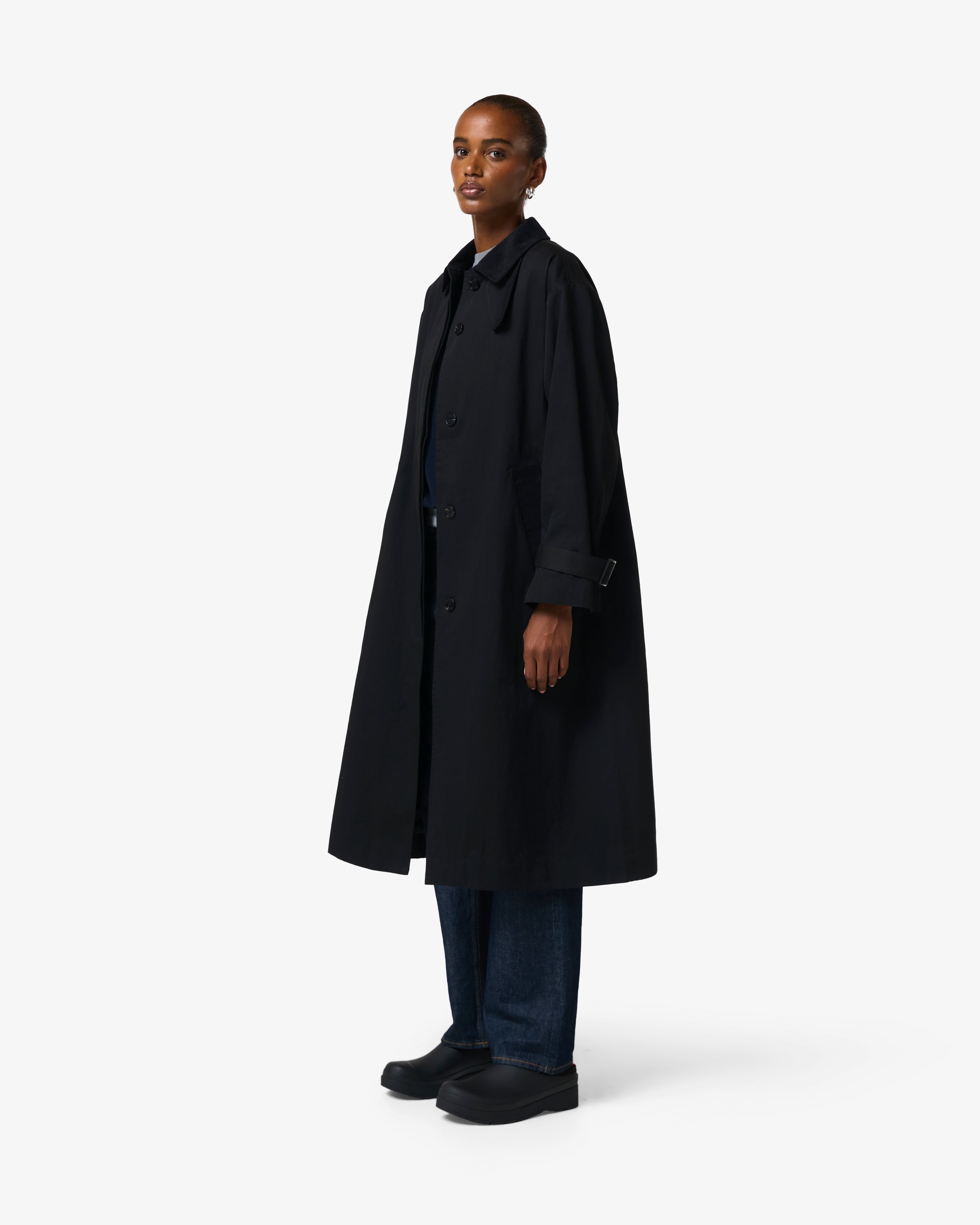 Ley Long Coat Black