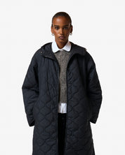 Lyne Quilted Parka Black