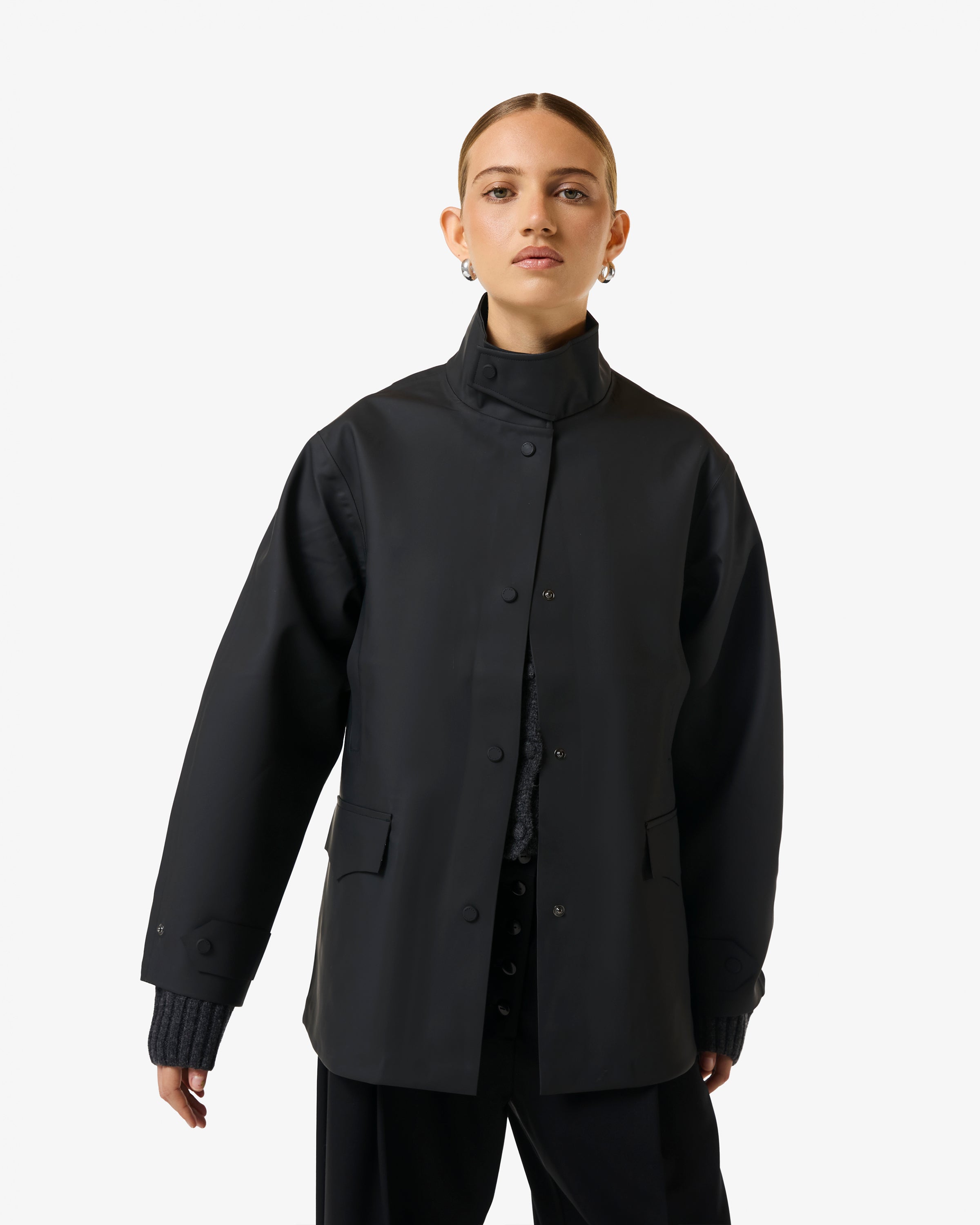 Migvie Rain Jacket Black
