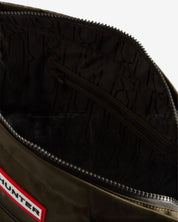 Nylon Midi Topclip Tote Bag Dark Olive