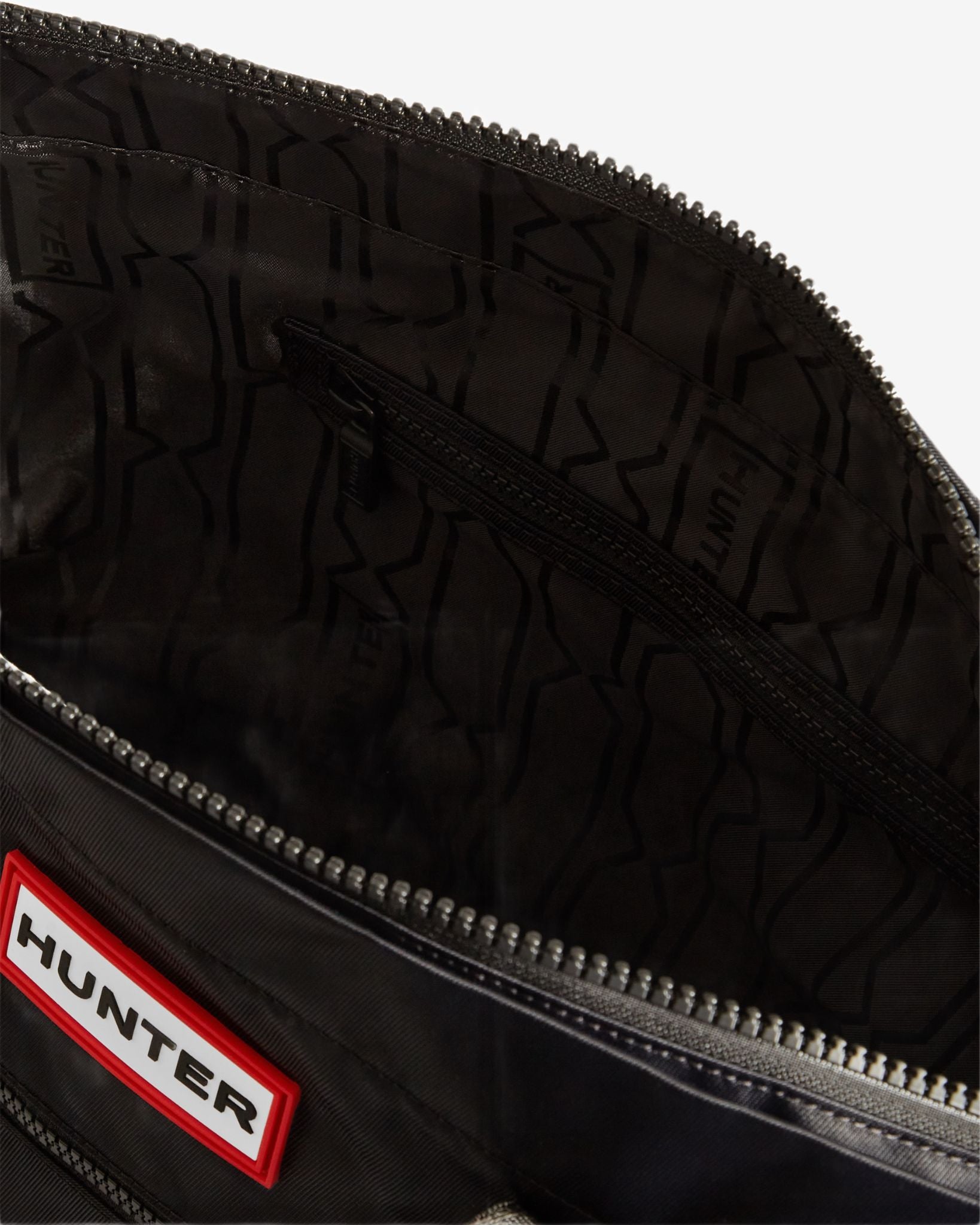 Nylon Midi Topclip Tote Bag Black