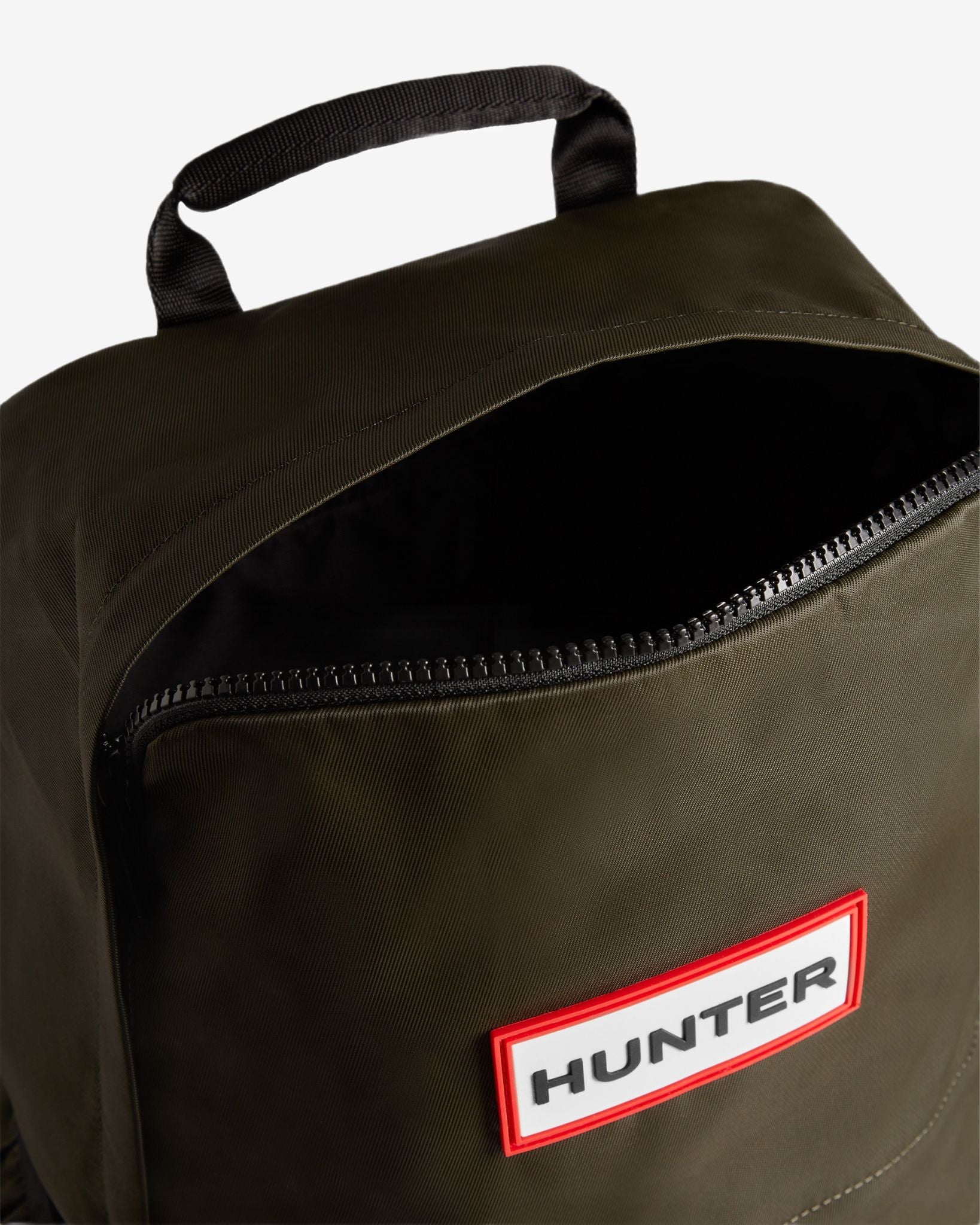 Nylon Large Backpack Dark Olive