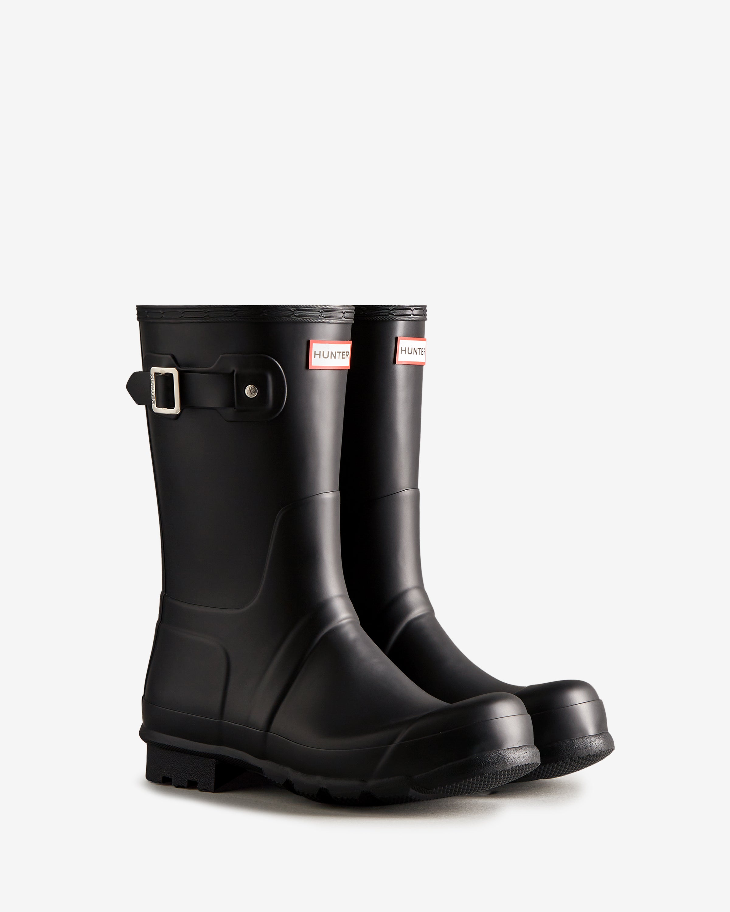 HUNTER＊ORIGINAL SHORT レインブーツ BLACK UK9 Hunter Boots Men's Original Short Boots Black – Hunter Boots Nordic