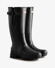 Men's Balmoral Tall Side Adjustable Commando Sole Boot Black