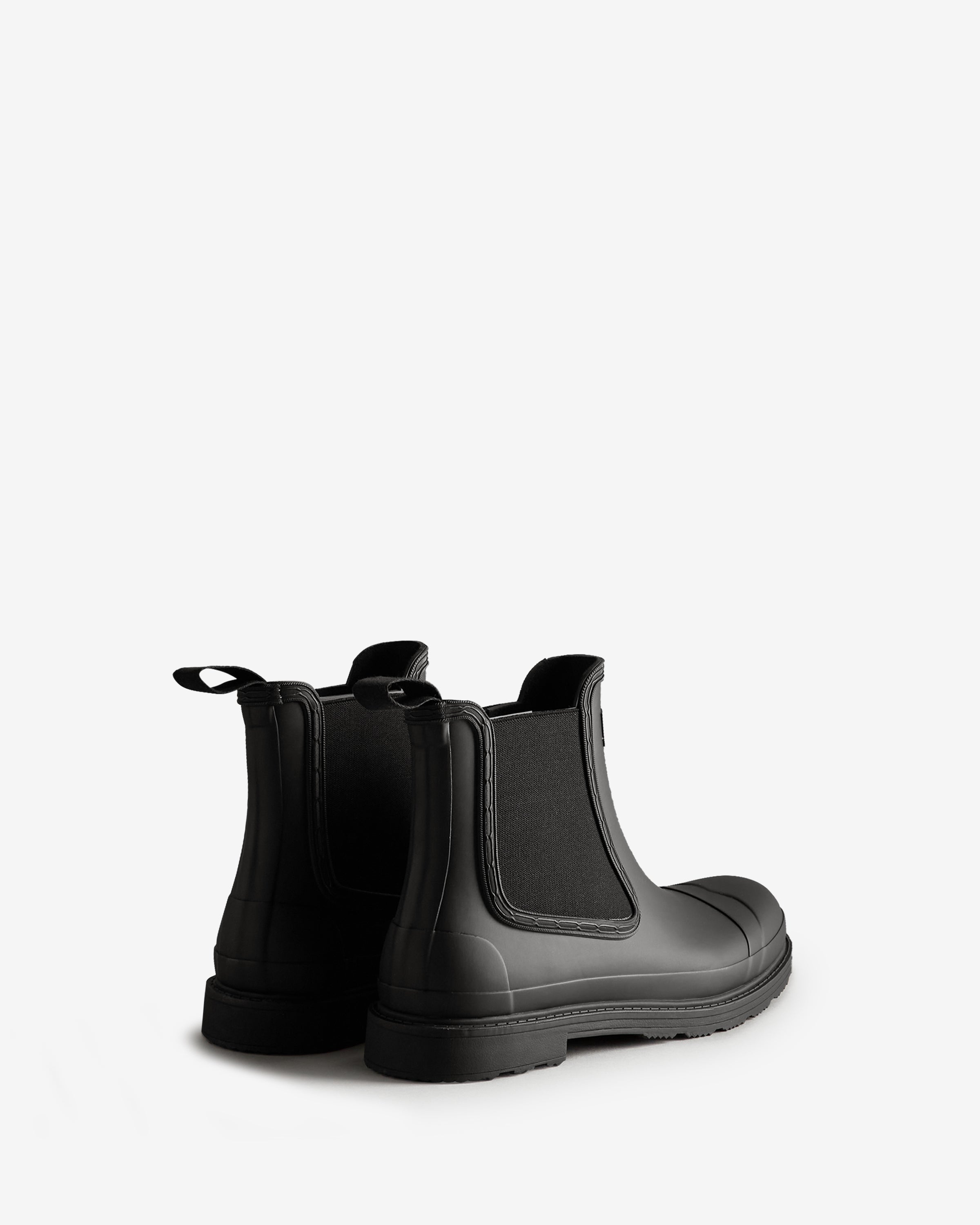 Men's Commando Chelsea Boots Black