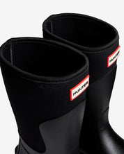 Unisex Balmoral Neoprene Short Boot Black