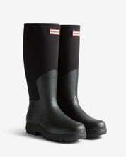 Unisex Balmoral Neoprene Tall Boot Black