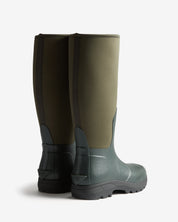 Unisex Balmoral Neoprene Tall Boot Dark Olive Black