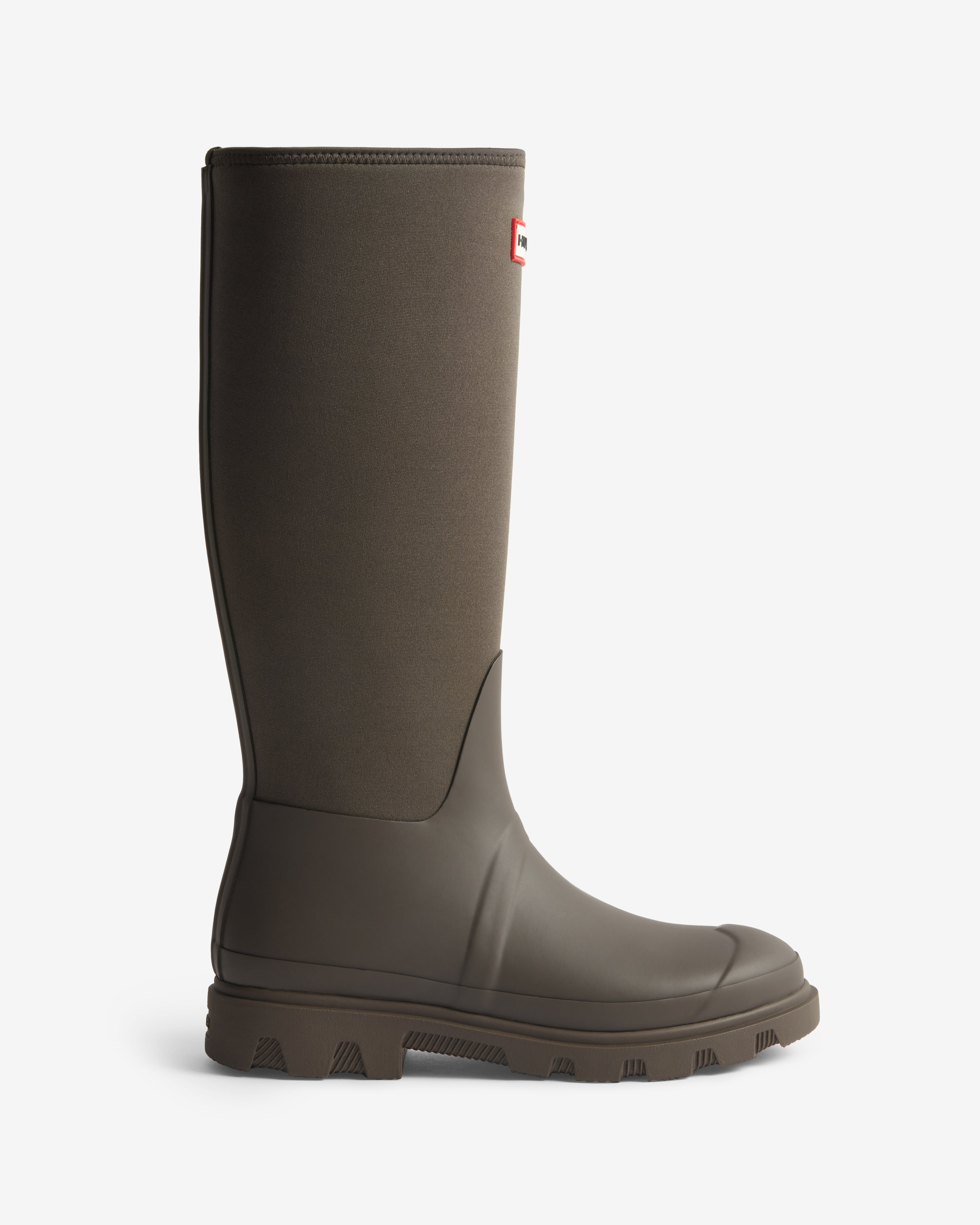 Unisex Downpour Neoprene Leg Tall Boot Chocolate Brown